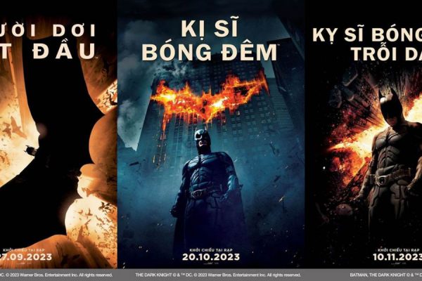 Bộ ba phần phim tượng đài của siêu anh hùng – The Dark Knight của Christopher Nolan ấn định ngày khởi chiếu